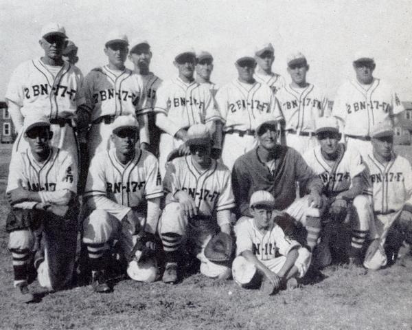 US Army team.jpg - 1940 Baseball Champions, Second Battalion, 17th Field Artillery, Fort Bragg, NC